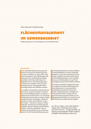 Flächenmanagement