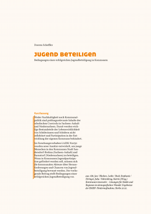 Jugend beteiligen Jugend beteiligen