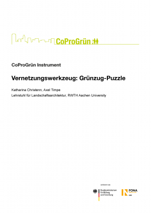 Vernetzungswerkzeug: Grünzug-Puzzle