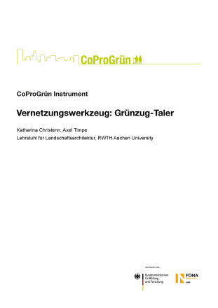 Vernetzungswerkzeug: Grünzug-Taler