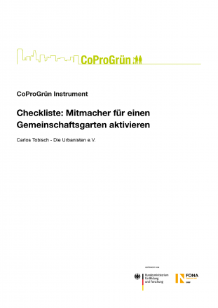 Checkliste: Mitmacher für einen Gemeinschaftsgarten aktivieren